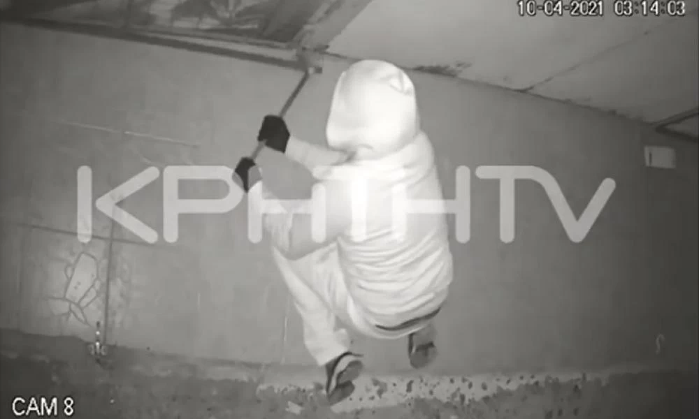 Κρήτη: Η απίστευτη διάρρηξη περιπτέρου διάρκειας… τεσσάρων ωρών (βίντεο)
